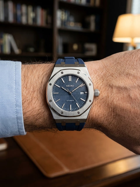 SEIKOAK BLEU CAOUTCHOUC